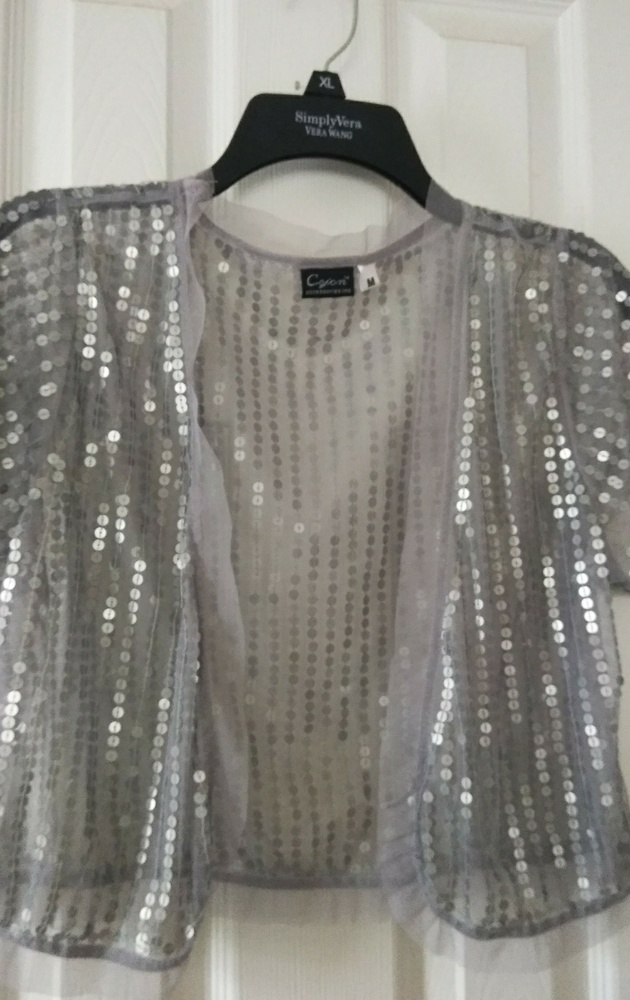 Dressy short sleeve cover top